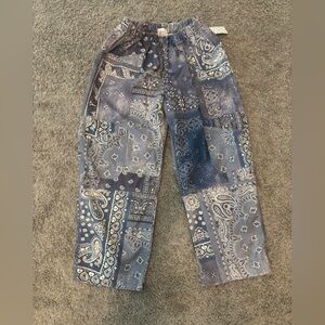 Women’s BDG Blue Paisley Patchwork Pants